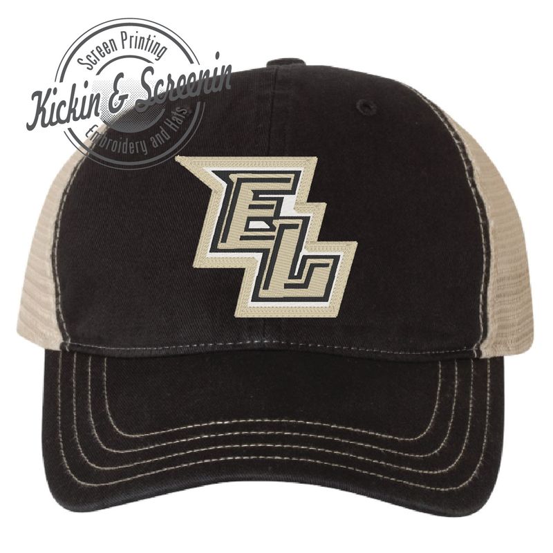 EL Patch Hat - Black/Khaki - Richardson 111