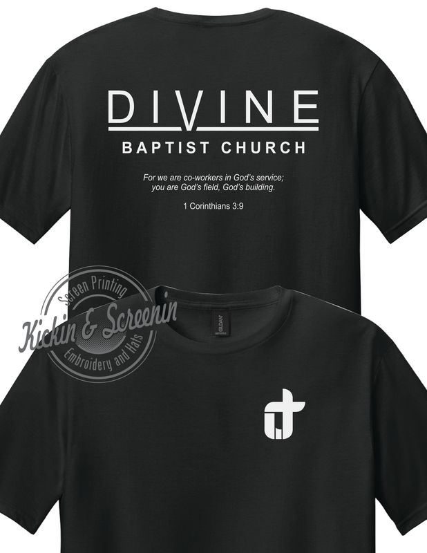 Divine Baptist Church - Black Tee - April 2025