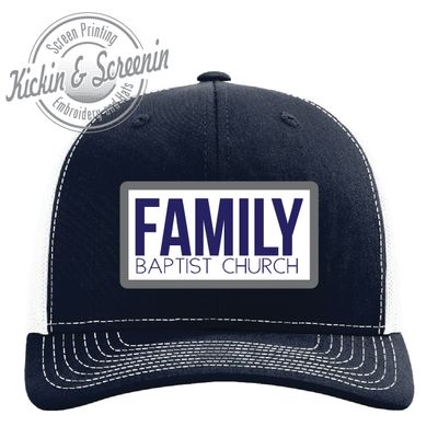Family Baptist Church - Full Name Patch Hat - Richardson 112