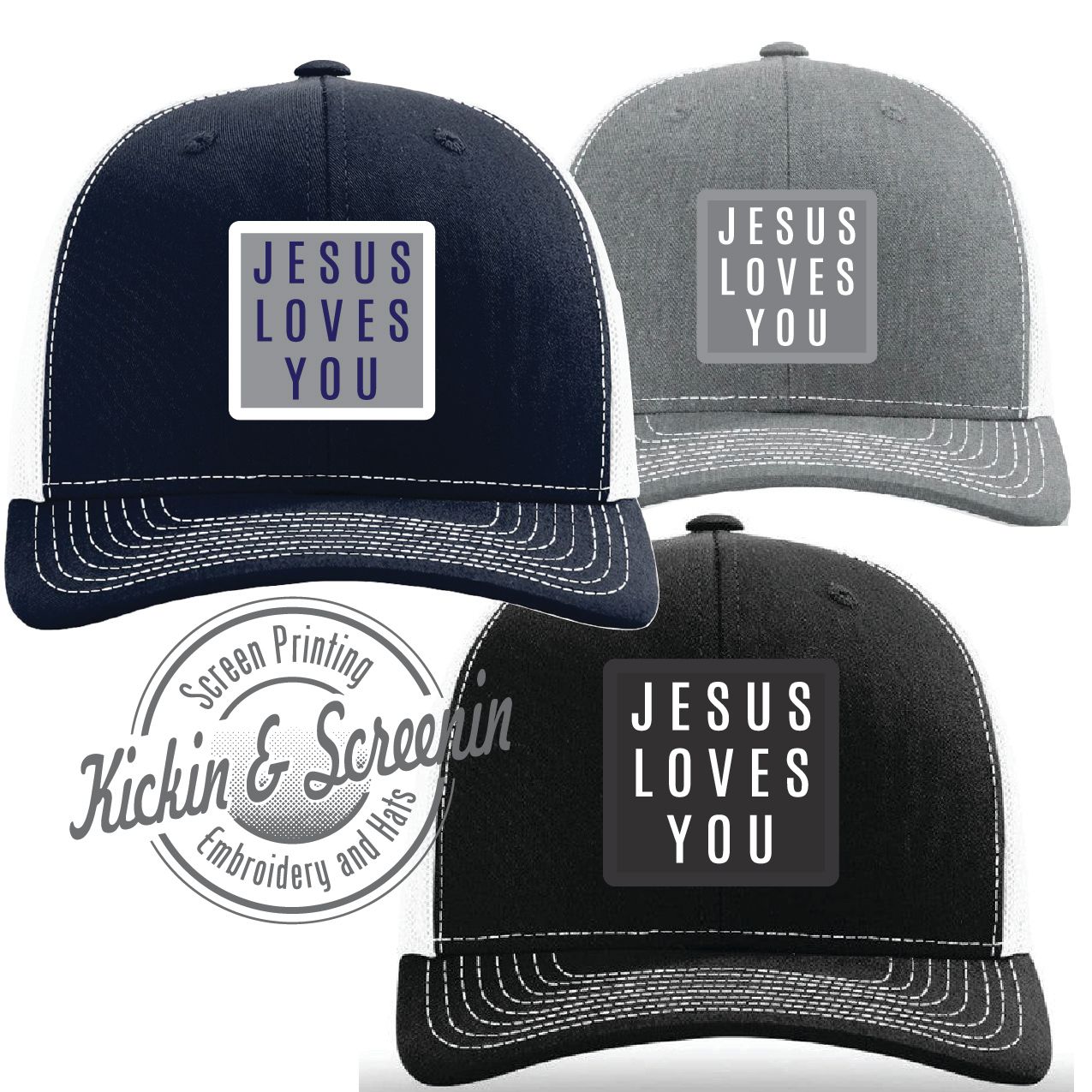 Jesus Loves You - Patch Hat - Richardson 112