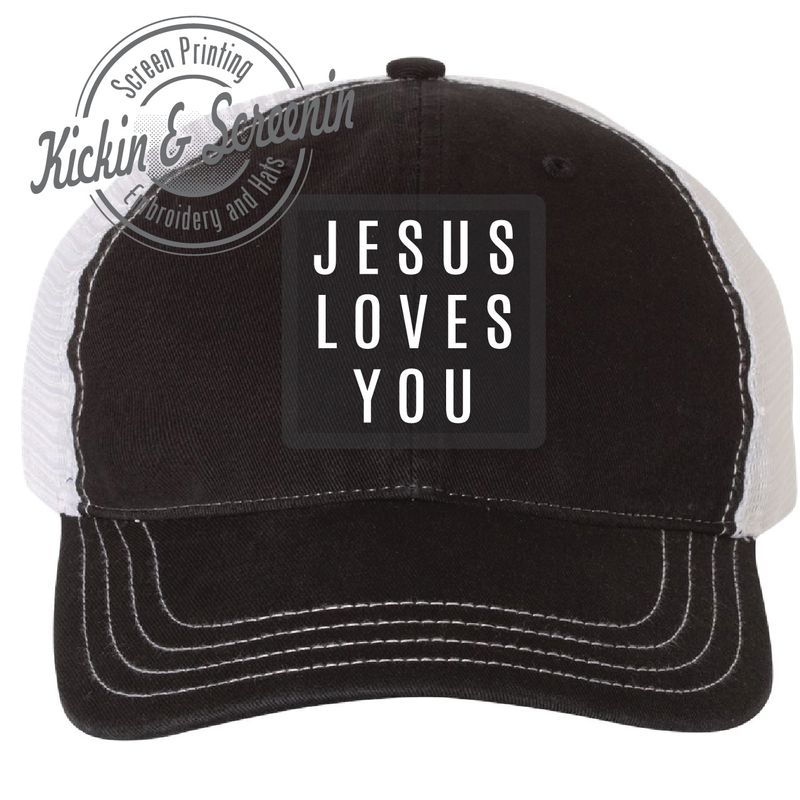 Jesus Loves You - Patch Hat - Richardson 111 - Unstructured