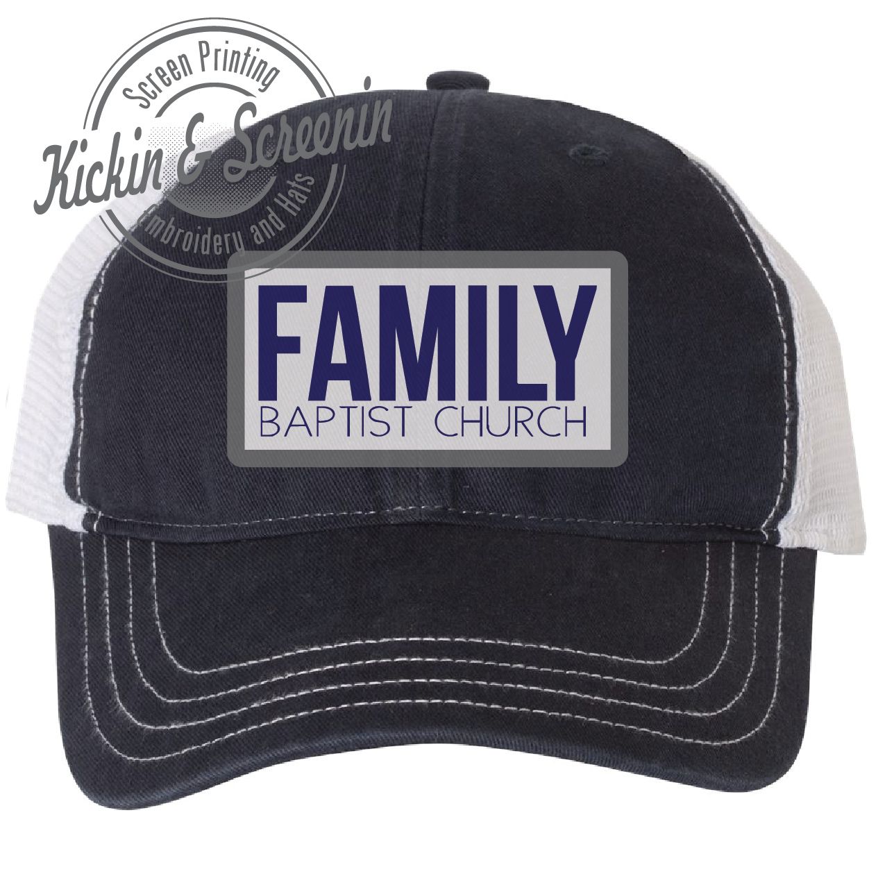 Family Baptist Church - Full Name Patch Hat - Richardson 111 - Unstructured