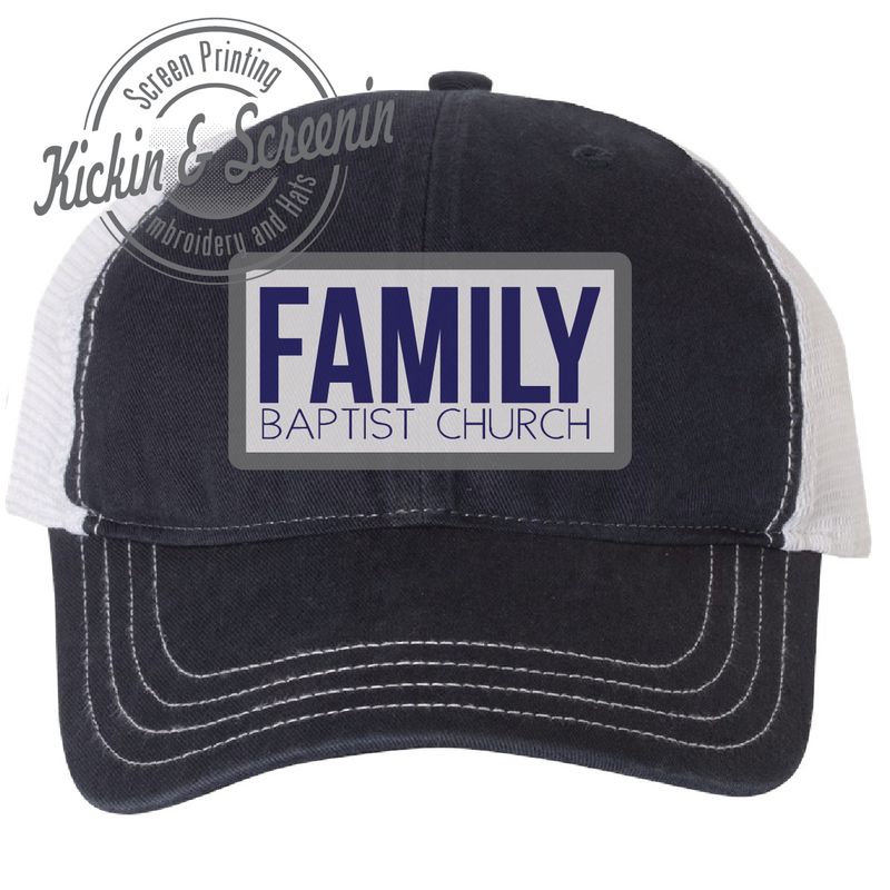 Family Baptist Church - Full Name Patch Hat - Richardson 111 - Unstructured