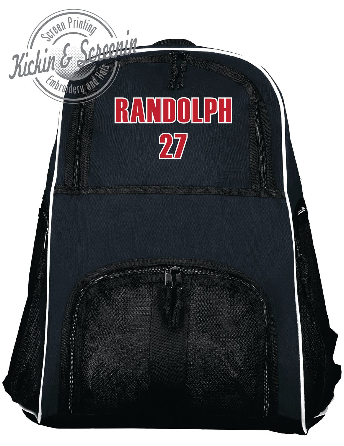 MHCS Black Player Bag - Embroidered  - May2025