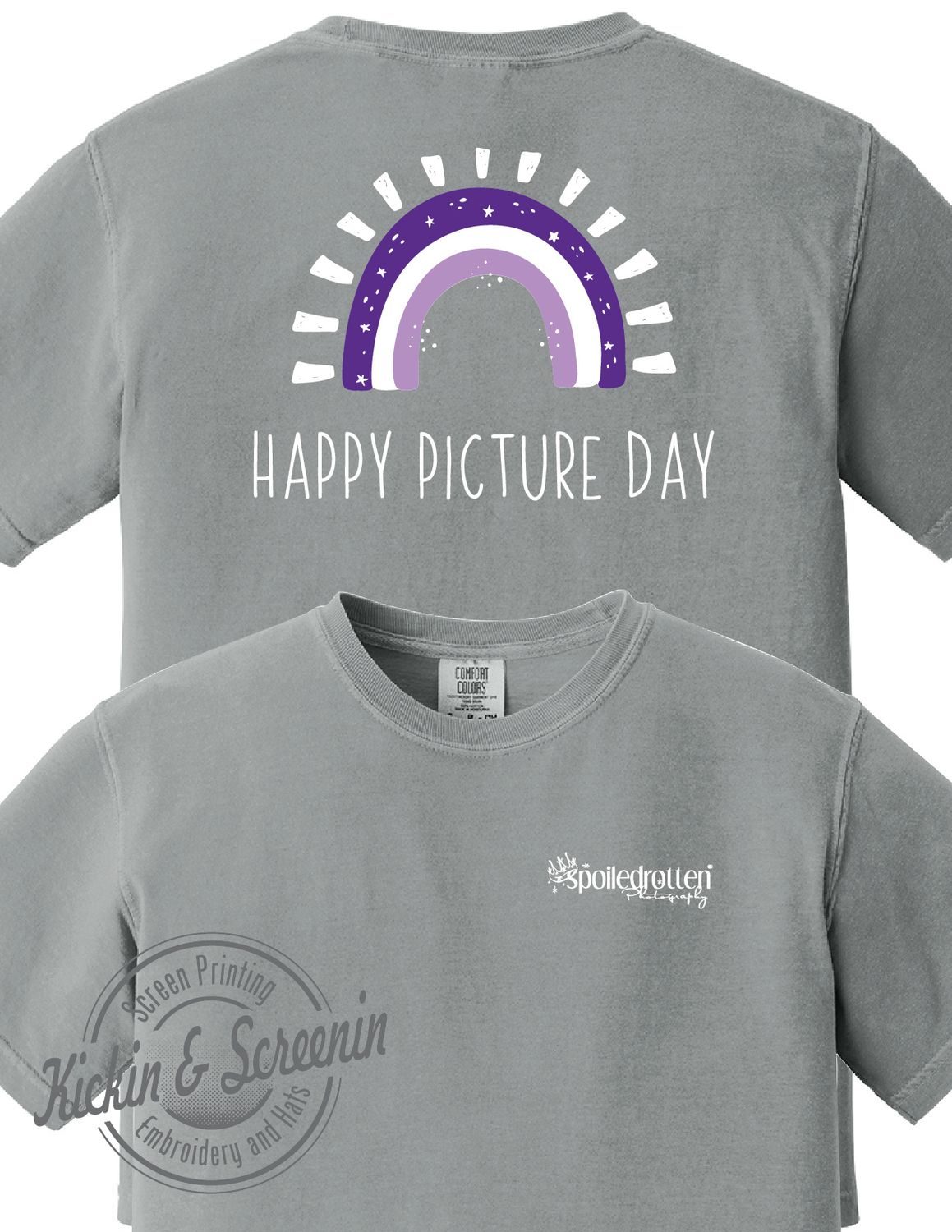 SRP Happy Picture Day - Boho Rainbow - Gray Comfort Color