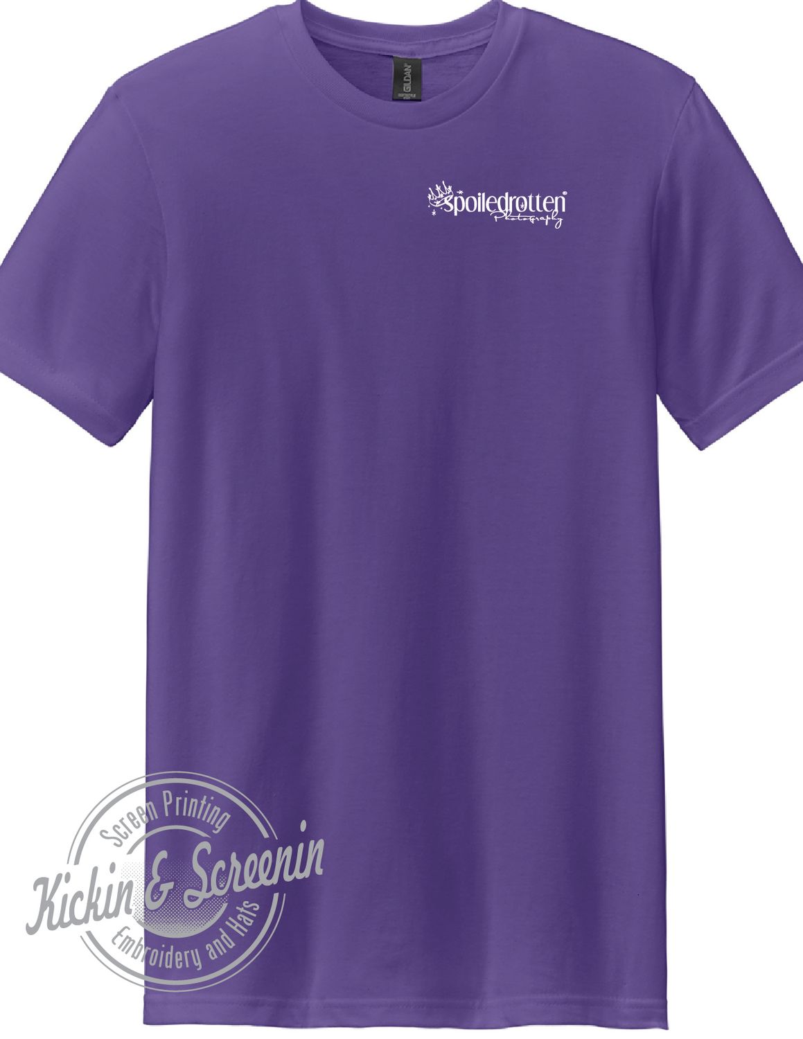 SRP - Horizontal Logo ONLY - Ring-Spun Blended Tee - Amethyst