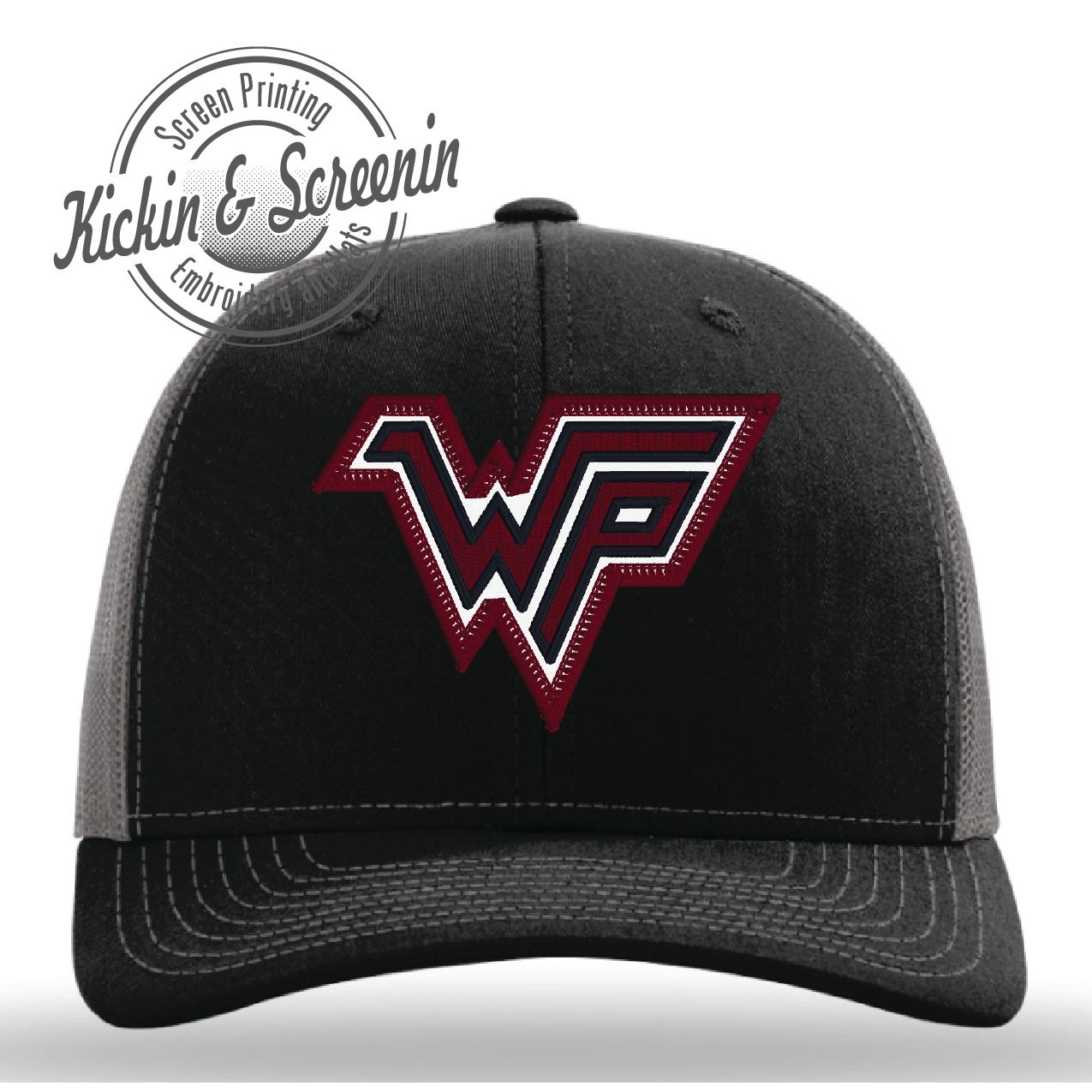 WP Patch Hat - Black/Charcoal Richardson 112