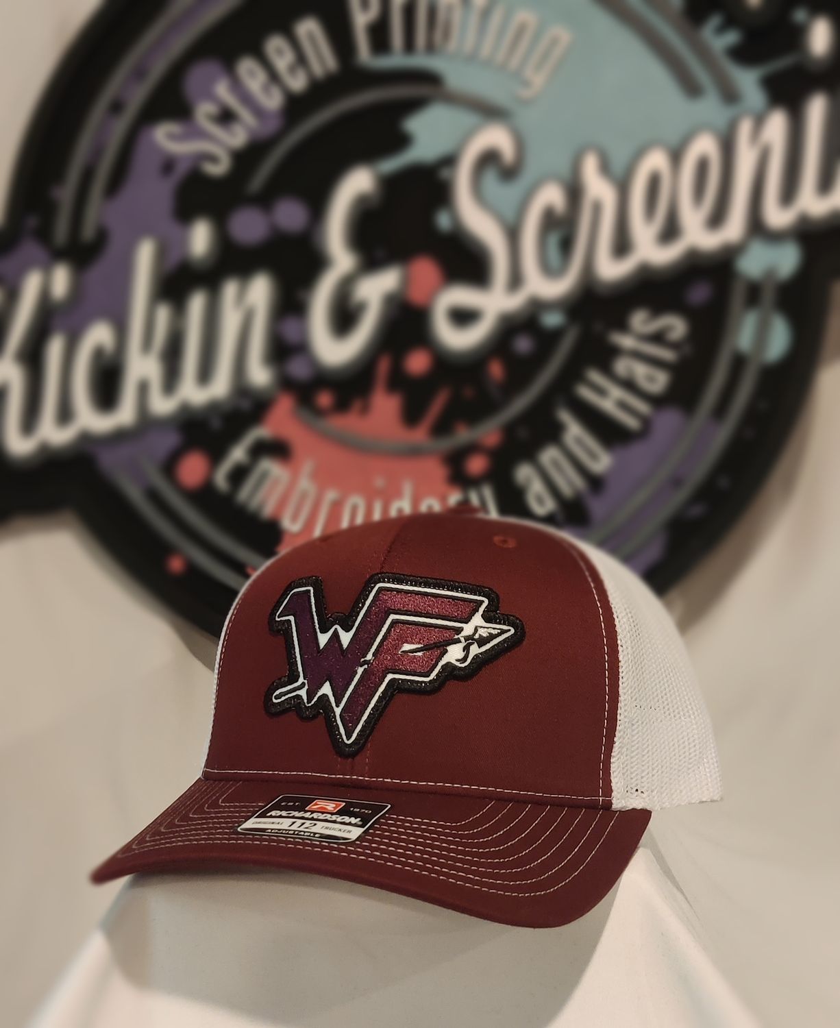 WP Patch Hat - Maroon/White Richardson 112