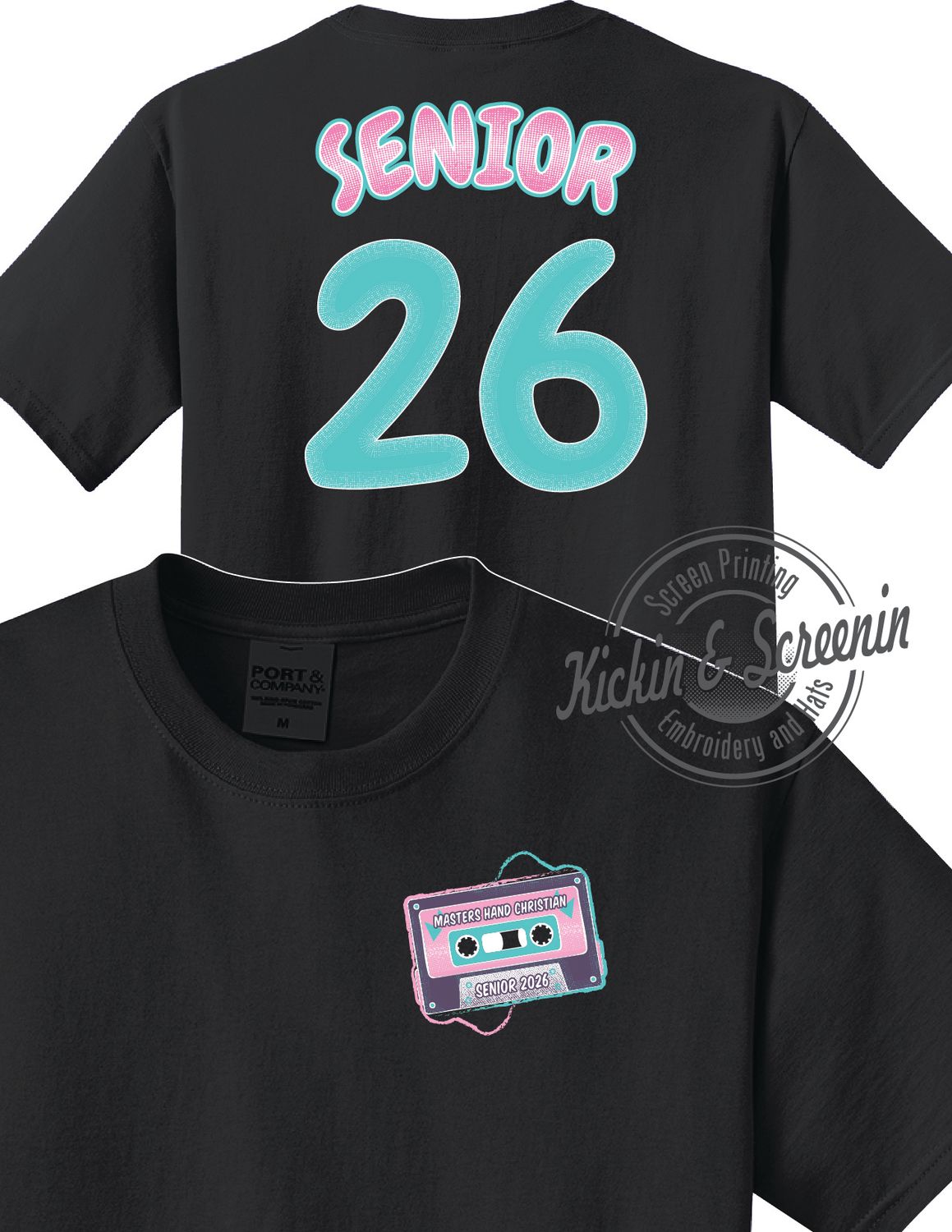 MHCS Senior 2026 - Black - Beach Wash Tee