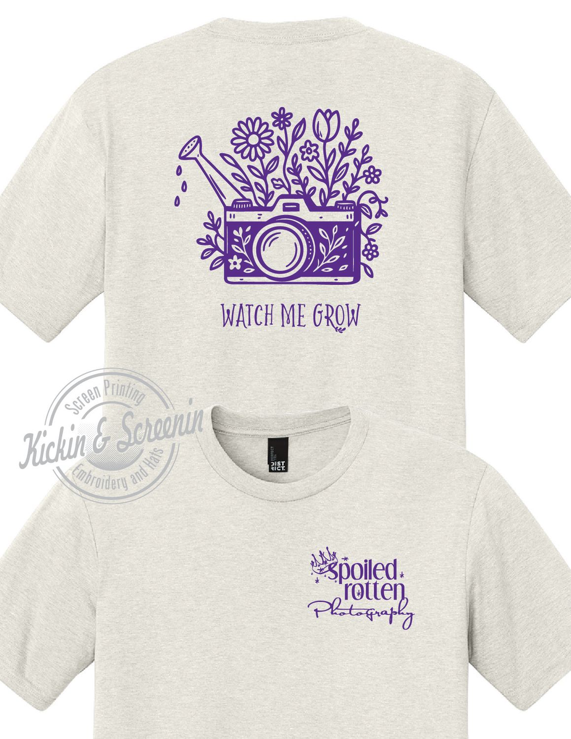 SRP - Watch MeGrow - Tri-Bend Tee - Oatmeal Heather