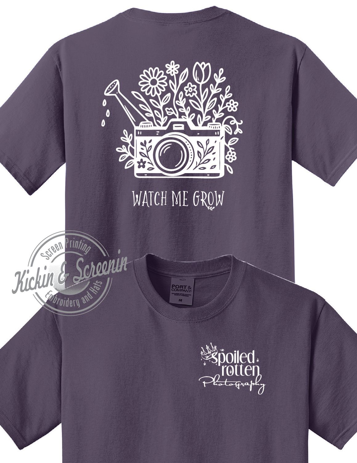 SRP - Watch MeGrow - Beach Wash Tee - Vintage Plum