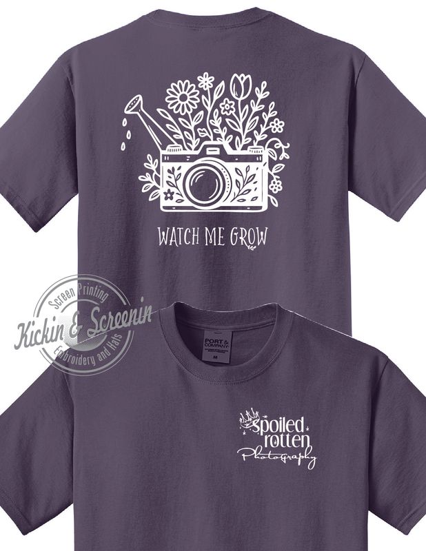 SRP - Watch MeGrow - Beach Wash Tee - Vintage Plum