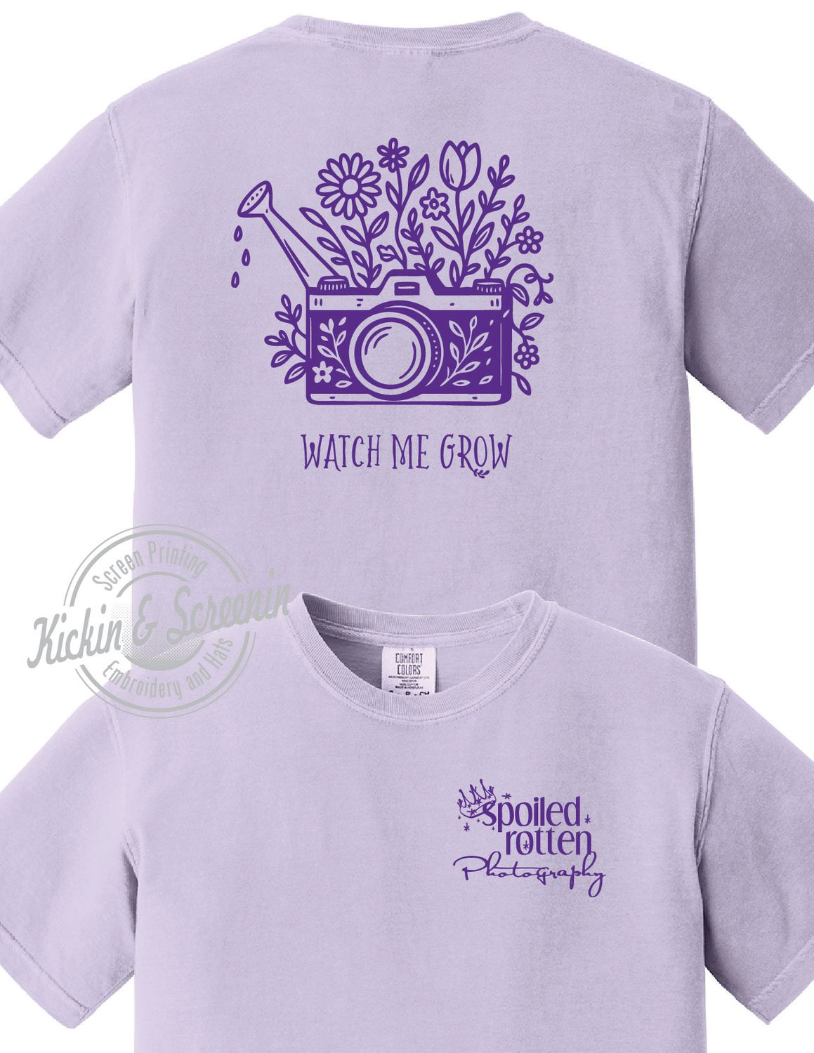 SRP - Watch MeGrow - Comfort Color Tee - Orchid
