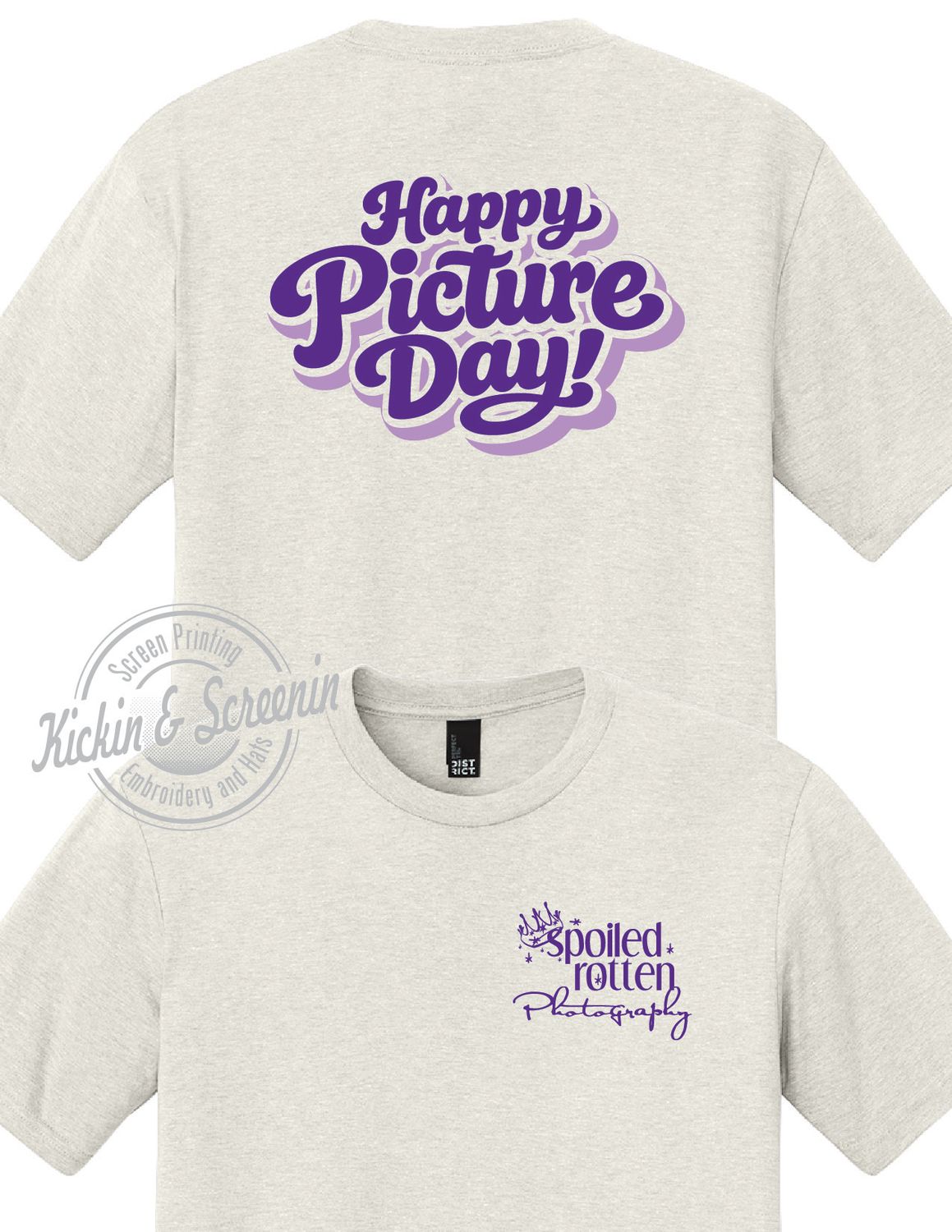 SRP - Happy Picture Day - Tri-Bend Tee - Oatmeal Heather