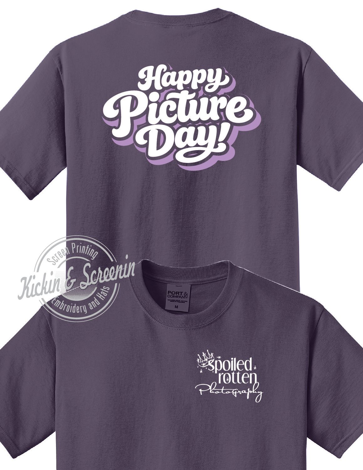 SRP - Happy Picture Day - Beach Wash Tee - Vintage Plum