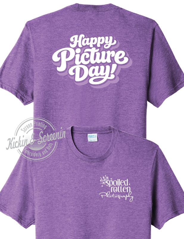 SRP - Happy Picture Day - Tri-Blend Tee - Heather Purple