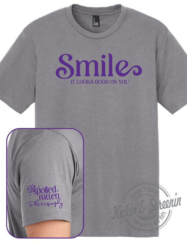 SRP - Smile - Tri-Blend Tee - Storm Gray