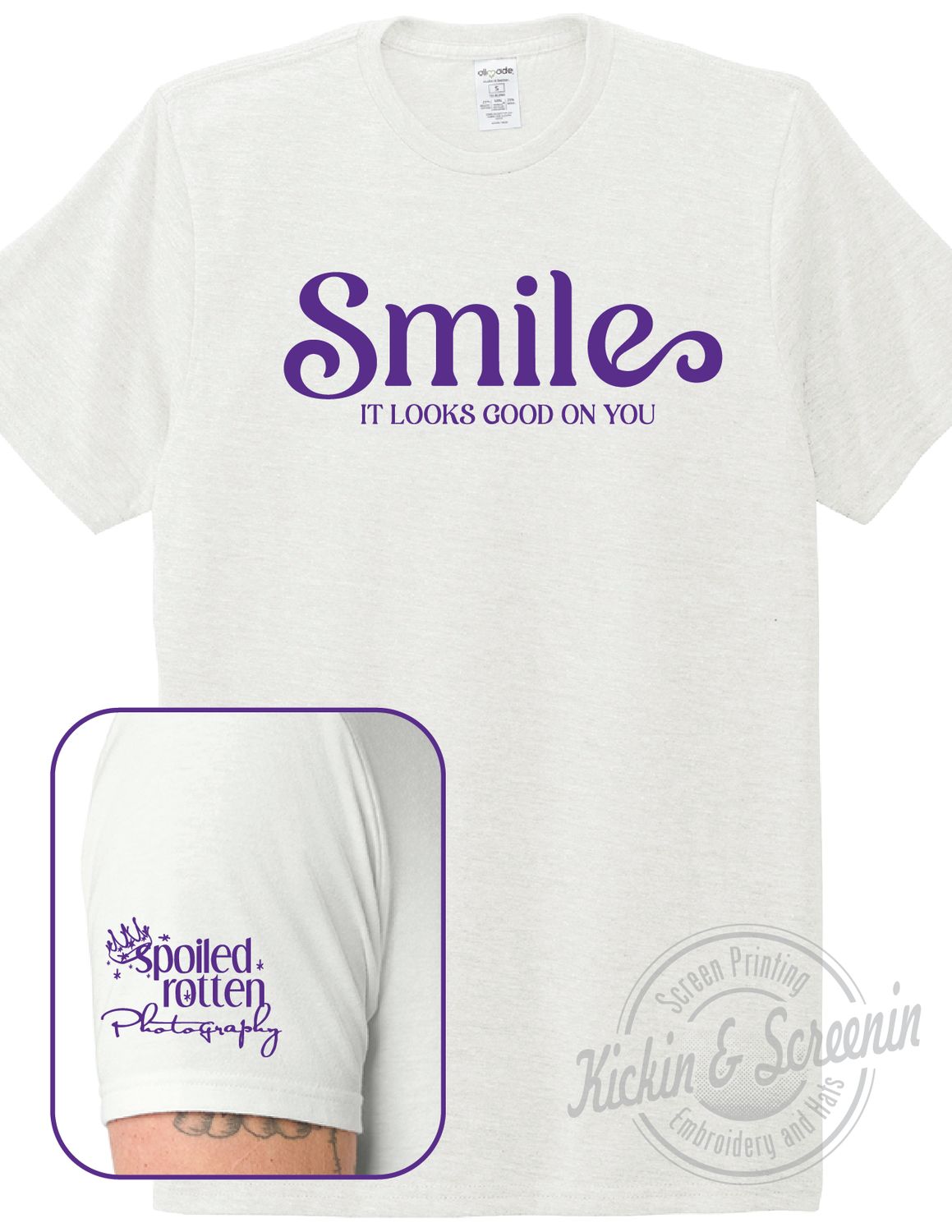 SRP - Smile - Tri-Blend Tee - Fairly White