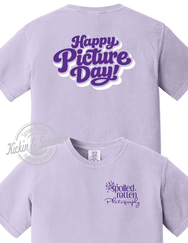 SRP - Happy Picture Day - Comfort Color Tee - Orchid