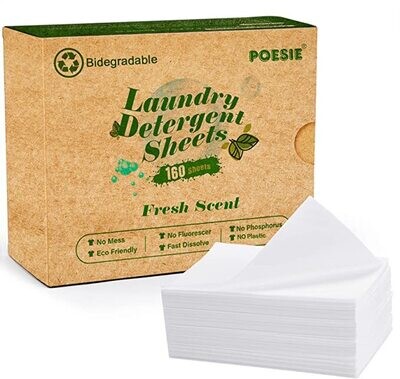 Poesie Laundry sheets (160 ct)