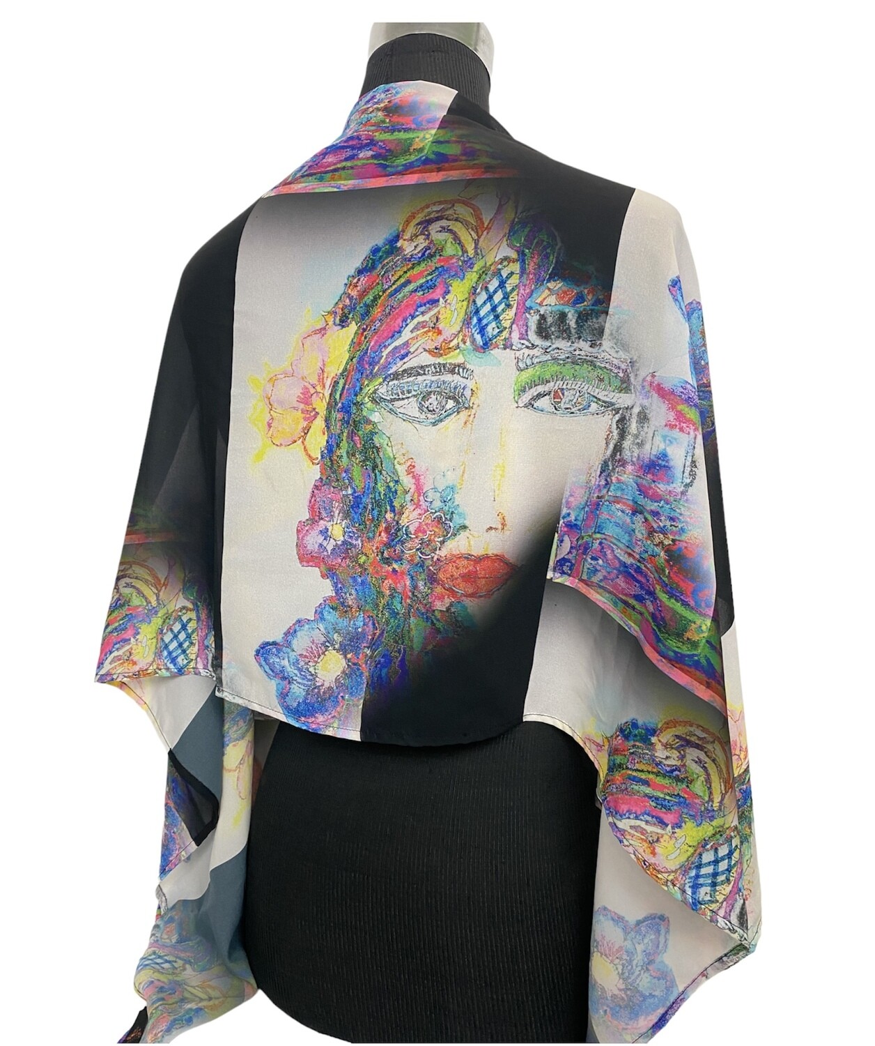 FOULARD CLEOPATRA E FIORI