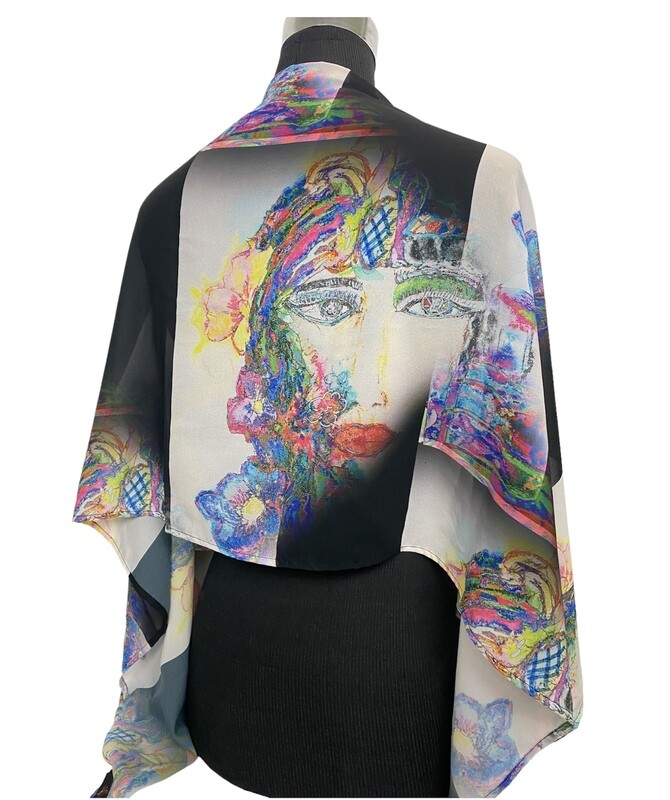 FOULARD CLEOPATRA E FIORI FOULARD CLEOPATRA E FIORI