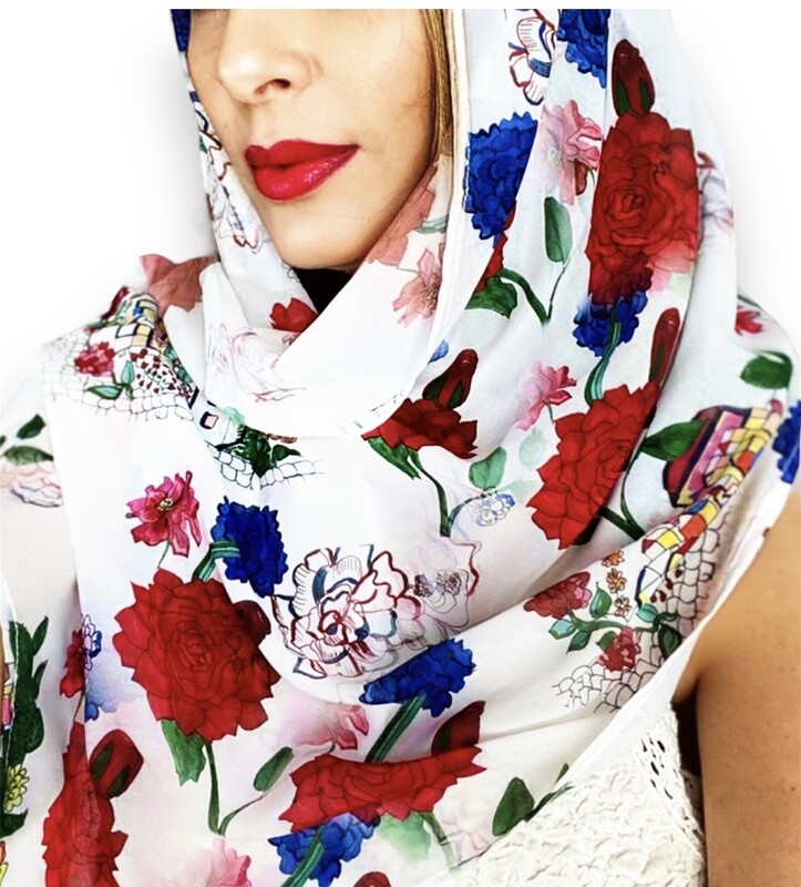 Foulard Angolo dei fiori Foulard Angolo dei fiori