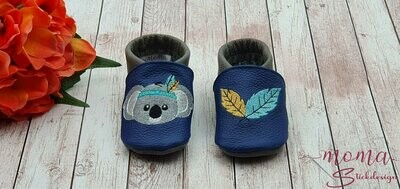 Lederpuschen Boho Koala Bär