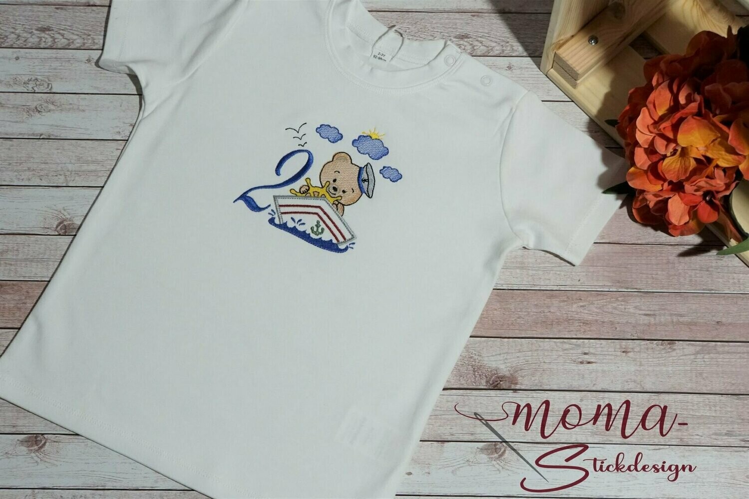 Geburtstagsshirt - Bär im Boot