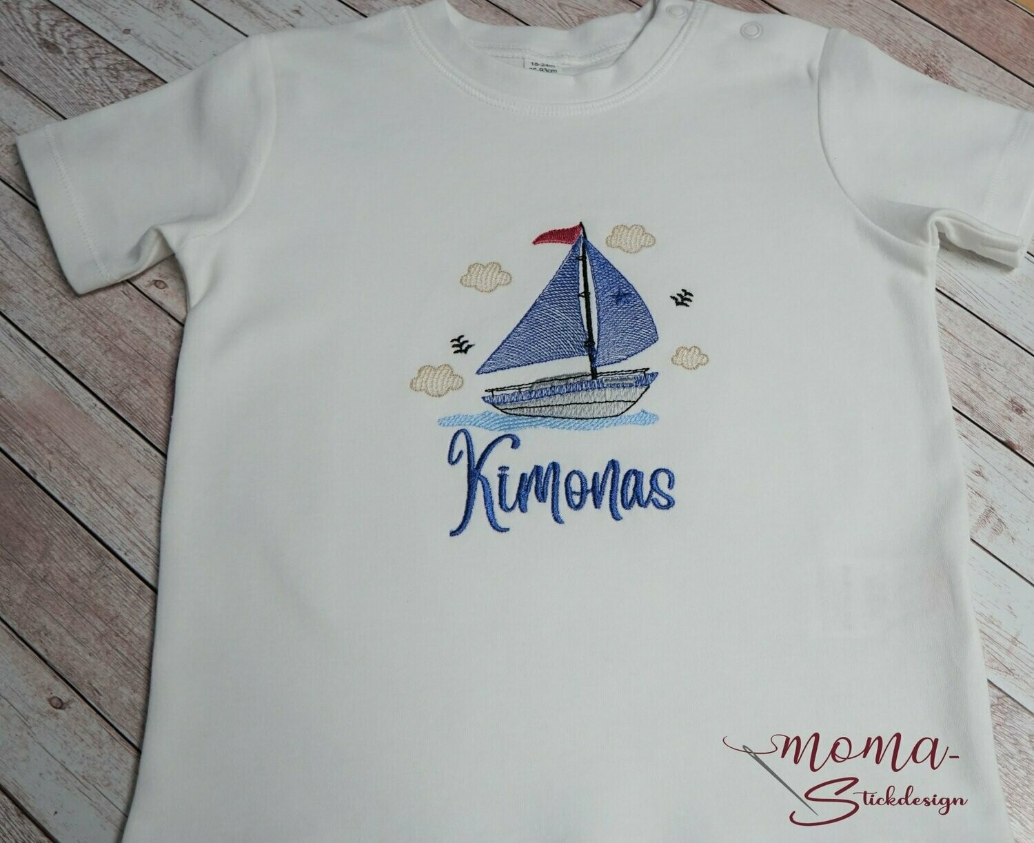 Geburtstagsshirt - Segelboot