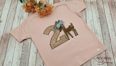 Geburtstagsshirt - Rehkitz