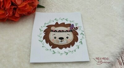 Geburtstagsshirt - Boho Löwe, Indianer Löwe