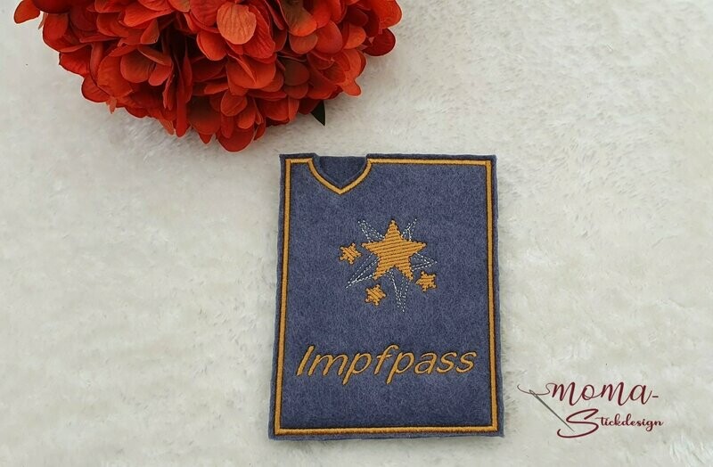 Impfpass Hülle - Stern