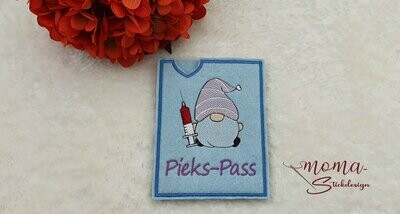 Impfpass Hülle - Gnome Pieks-Pass
