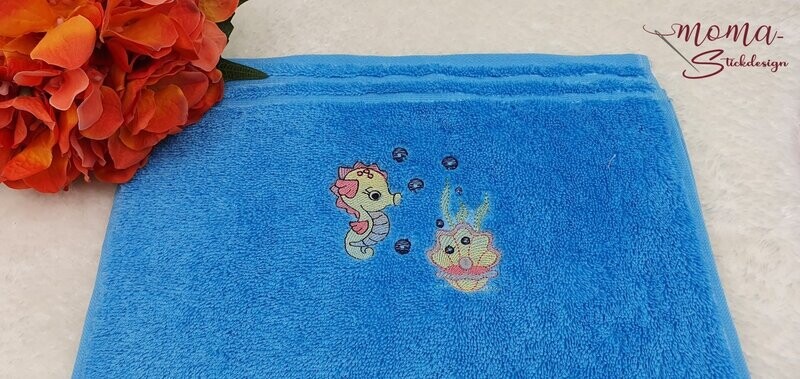 Kinder Handtuch - Seepferdchen, Vossen Calypso Feeling 30 x 50