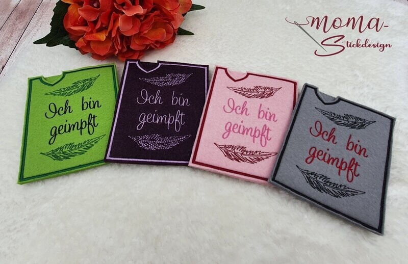 Impfpass Hülle - Feder