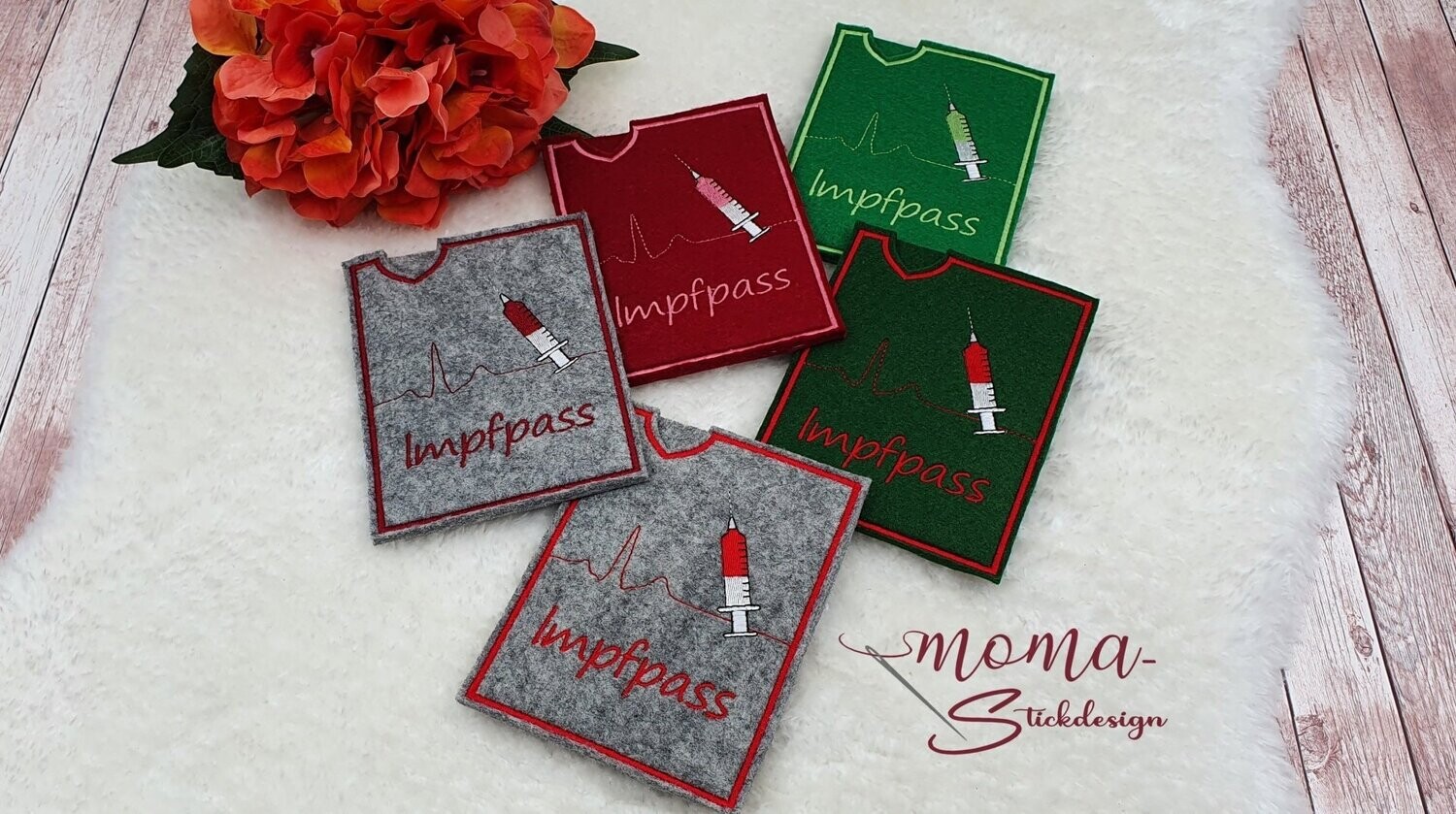 Impfpass Hülle - Spritze
