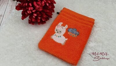 Waschhandschuh - Lama 1