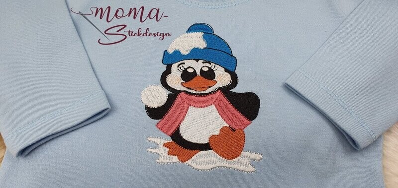 Weihnachtsbody - Pinguin