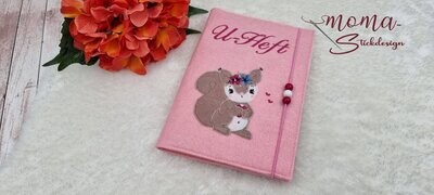 U-Heft Hülle - Eichhörnchen