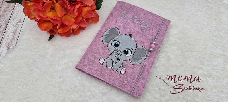 U-Heft Hülle - Elefant