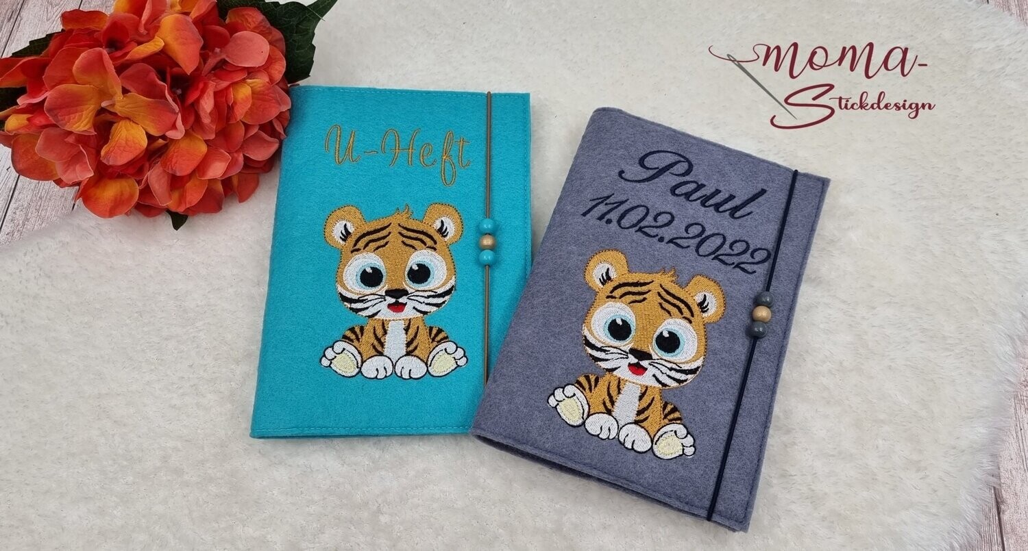 U-Heft Hülle - Tiger