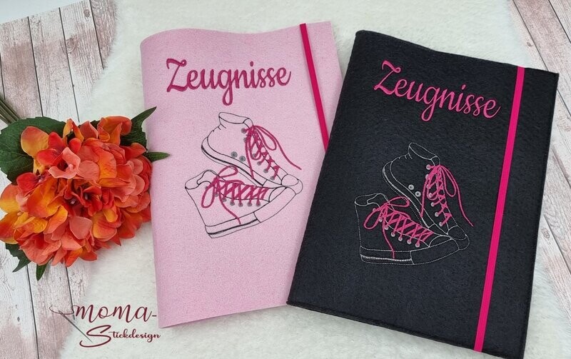 Zeugnismappe - Turnschuhe