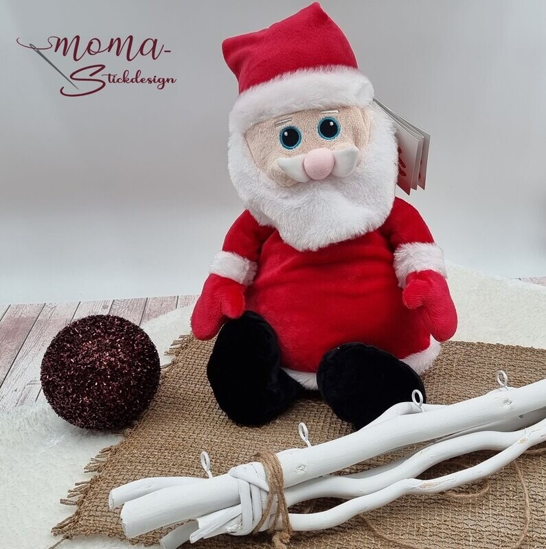 Personalisiertes Stofftier - Weihnachtsmann