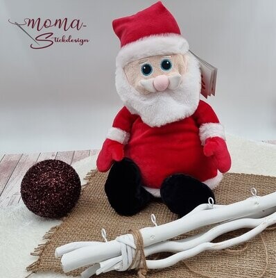 Personalisiertes Stofftier - Weihnachtsmann
