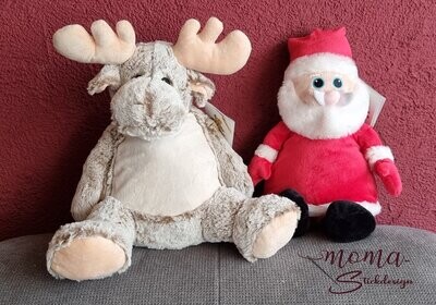 WEIHNACHTLICHE STOFFTIERE - PERSONALISIERT