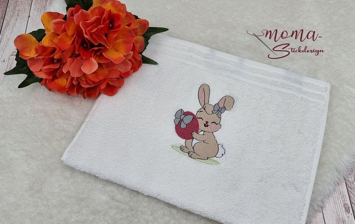 Kinder Handtuch - Hase mit Osterei, Vossen Calypso Feeling 30 x 50
