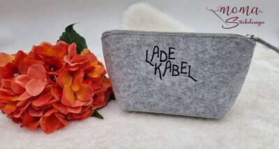 Filztasche klein - Ladekabel