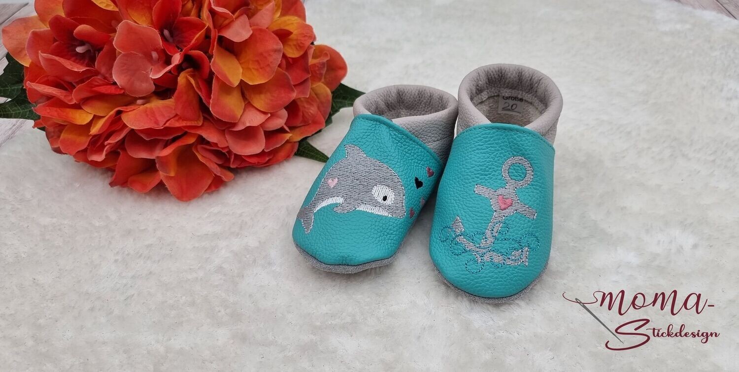 Lederpuschen Delfin