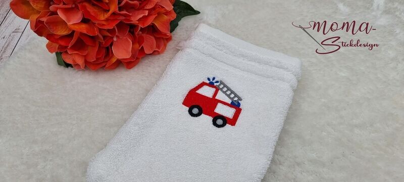 Waschhandschuh - Feuerwehr